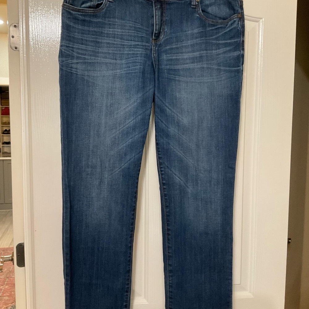 Catherine Boyfriend Jeans in Denim Blue